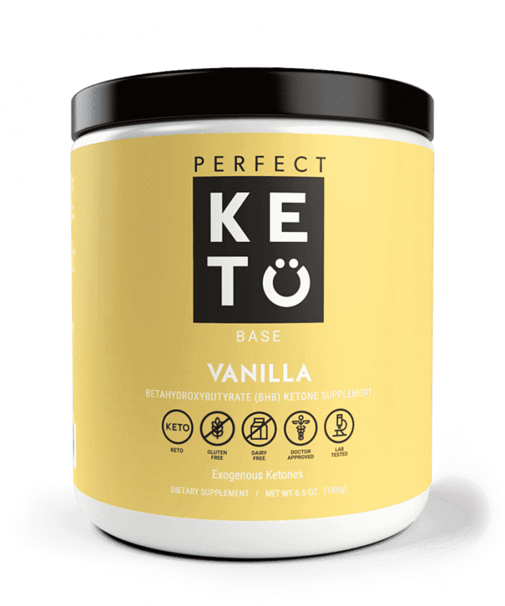 Perfect Keto: Exogenous Ketone Base - Vanilla Flavor