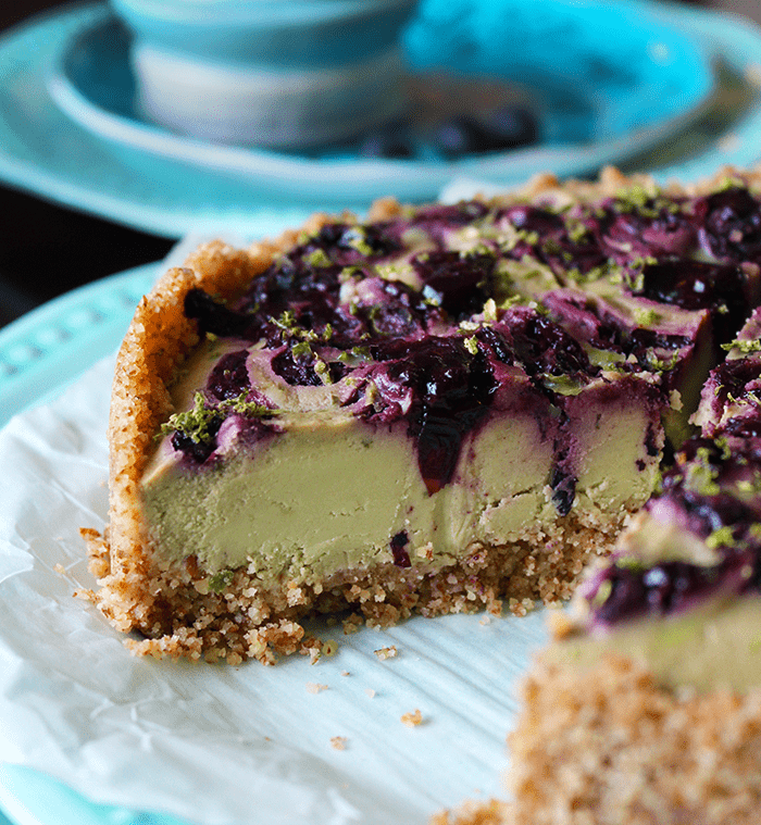 Blueberry lime pie