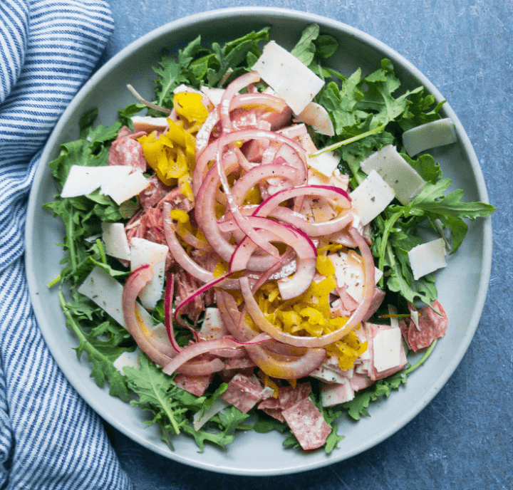 Italian hoagie salad