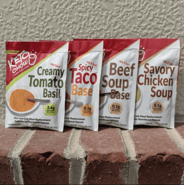 Keto Chow savory samples