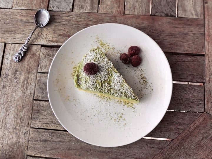 Keto desserts matcha cake