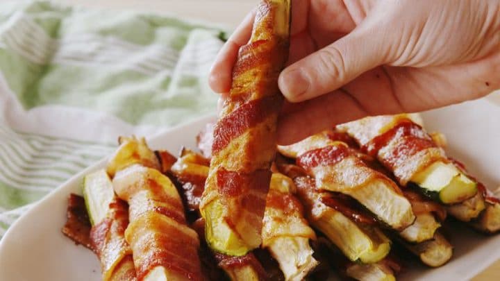 Bacon zucchini fries keto side dishes