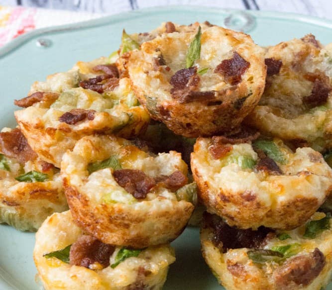 Cauliflower bacon bites keto side dishes