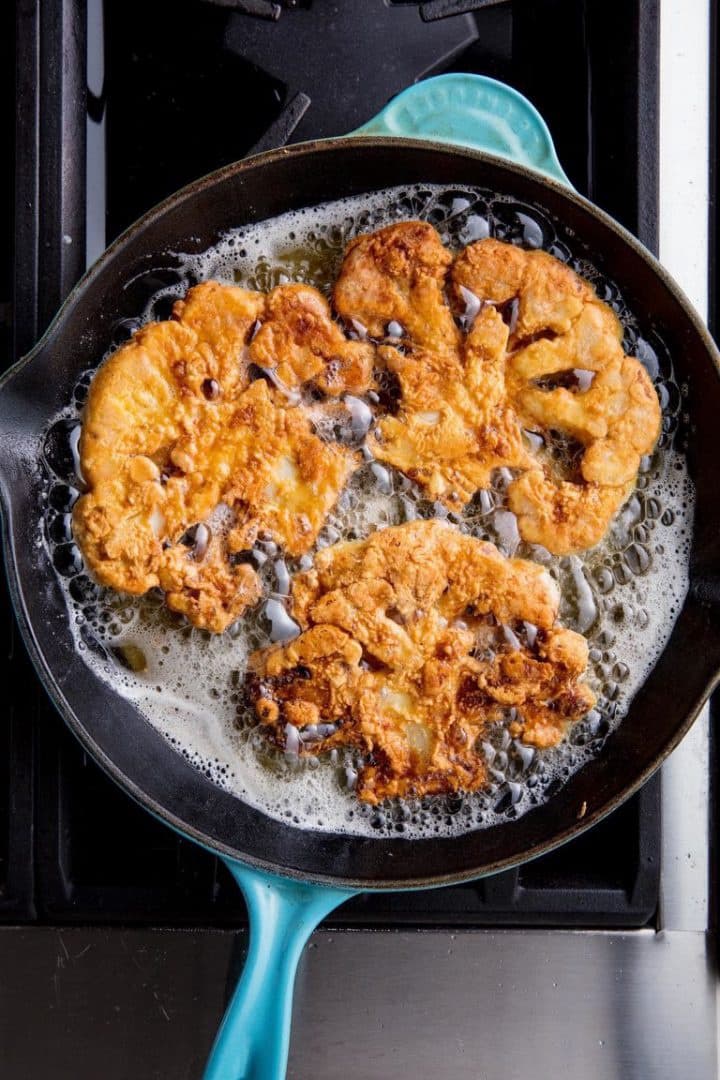 Chicken fried cauliflower keto side dishes