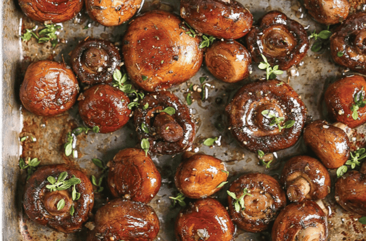 Garlic mushrooms keto side dishes