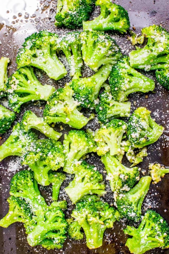 Garlic parmesan broccoli