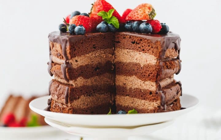 Keto desserts chocolate cake