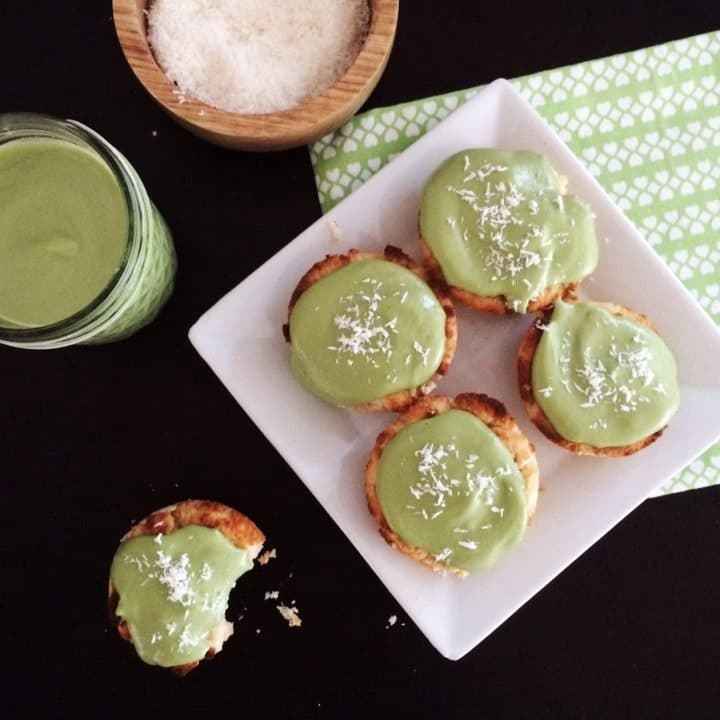 Matcha vegan cupcakes