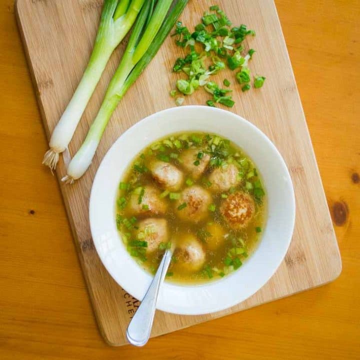Meatball soup - Keto Chinese Food