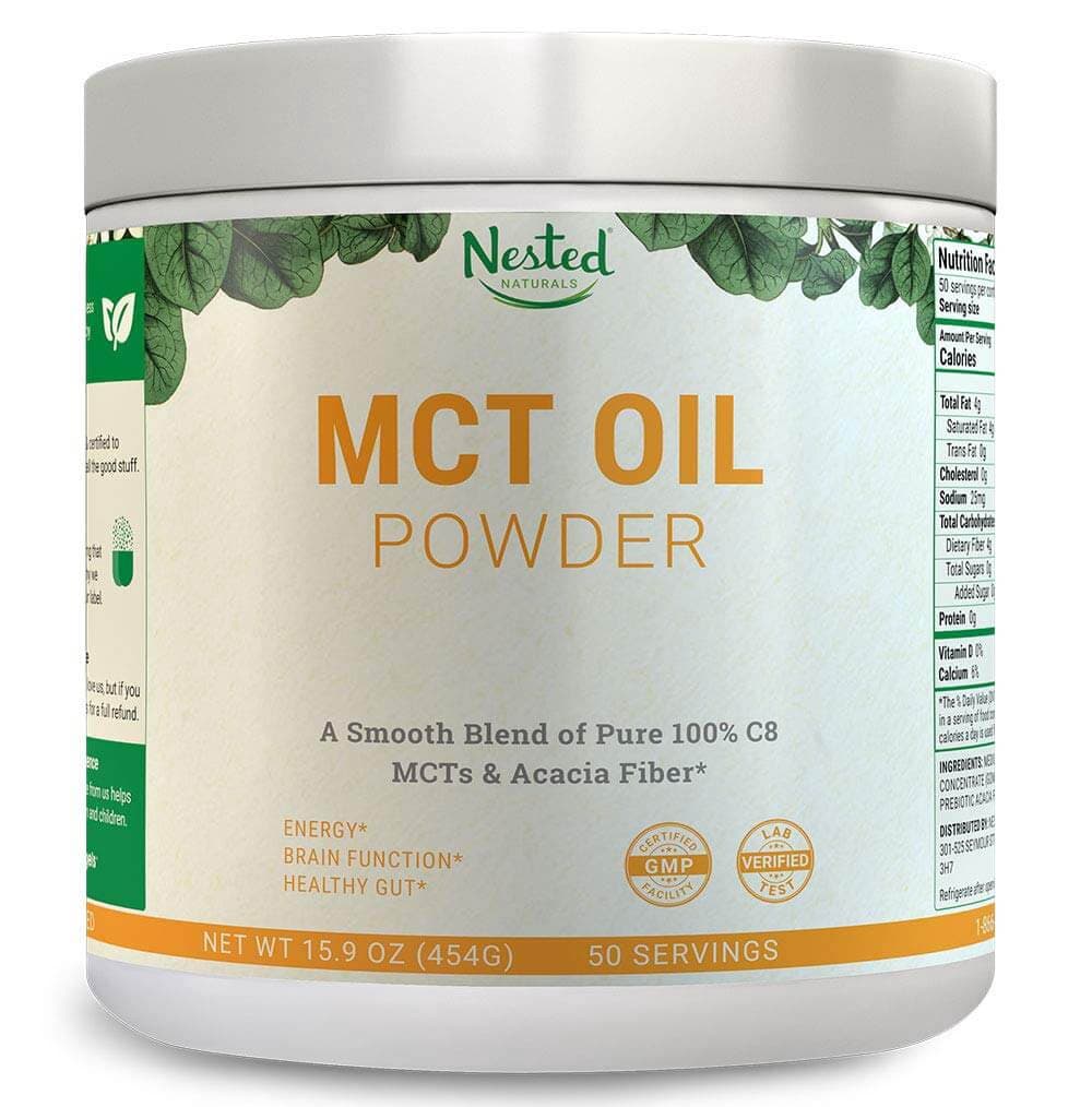 MCT масло. IQ-MCT Powder премиальный порошок МСТ. Акация пребиотик. Prebiotic Fiber.